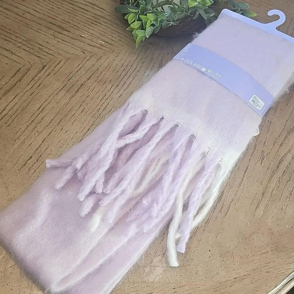 Lilac Scarf with Fringe Claire's NWT